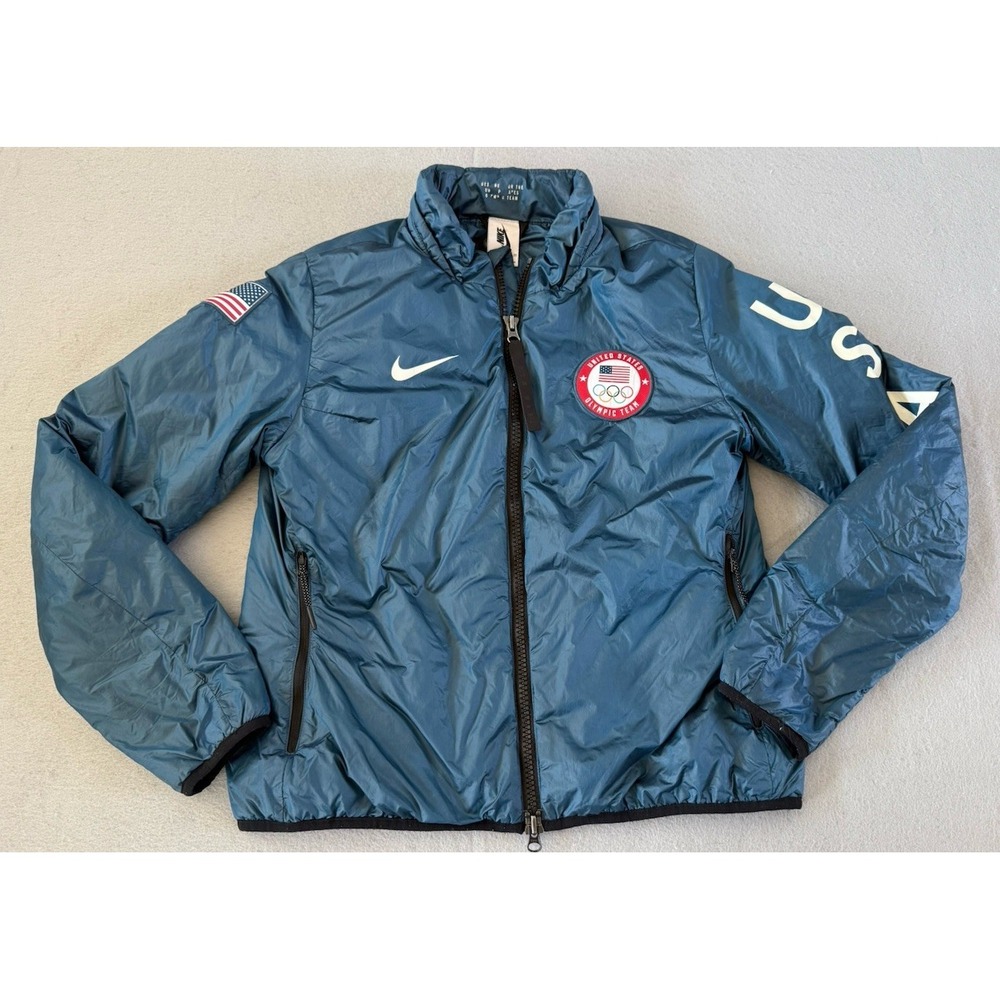 Nike NikeLab Team USA Summit Olympic Jacket 2018 Blue USA 916683-474 Small